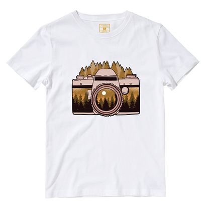 Cotton Shirt: Forest Camera