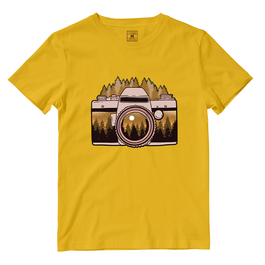 Cotton Shirt: Forest Camera
