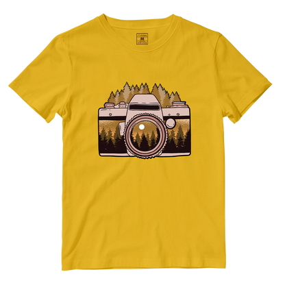 Cotton Shirt: Forest Camera