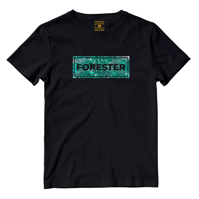 Cotton Shirt: Forester Leaves