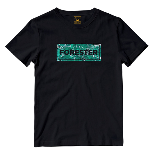 Cotton Shirt: Forester Leaves