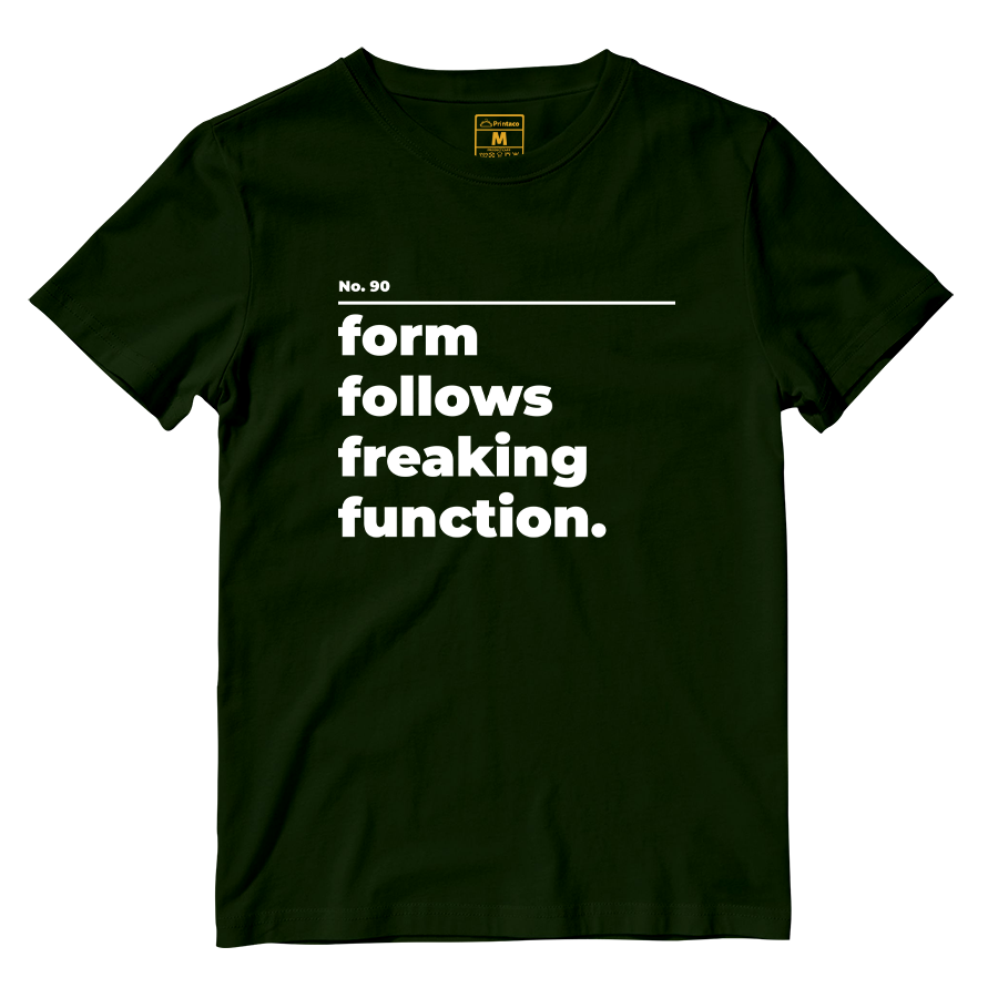Cotton Shirt: Forms Follows Freaking Function