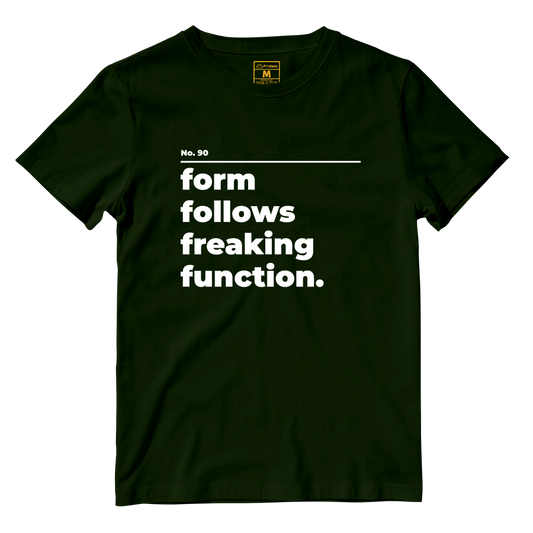 Cotton Shirt: Forms Follows Freaking Function