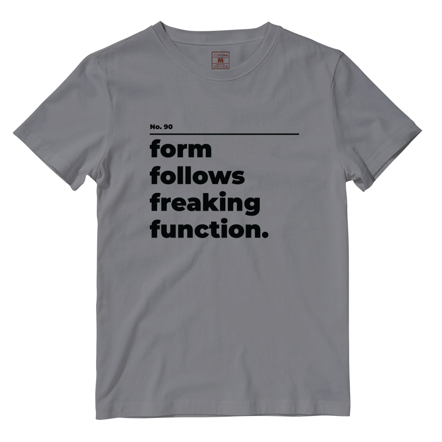 Cotton Shirt: Forms Follows Freaking Function