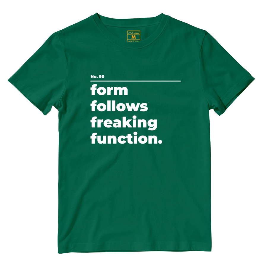 Cotton Shirt: Forms Follows Freaking Function