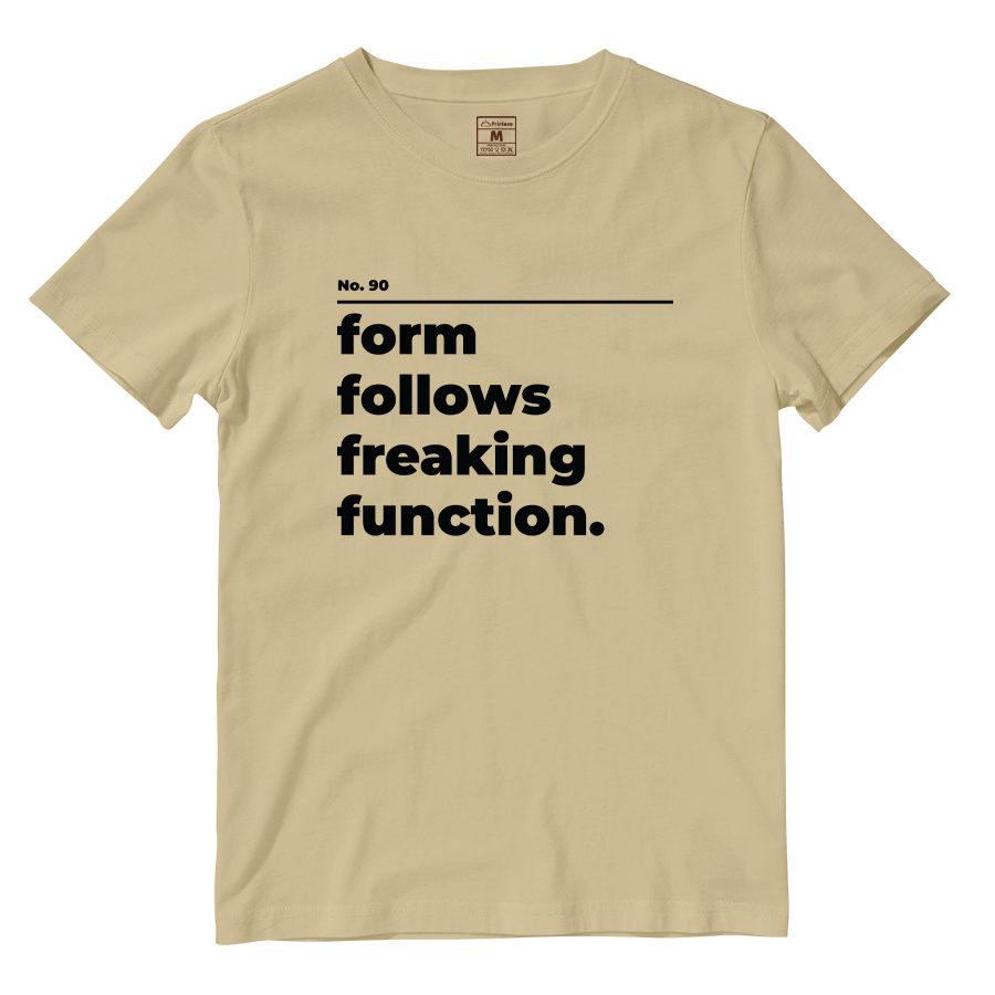 Cotton Shirt: Forms Follows Freaking Function