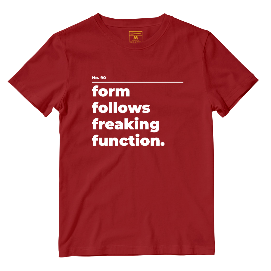 Cotton Shirt: Forms Follows Freaking Function