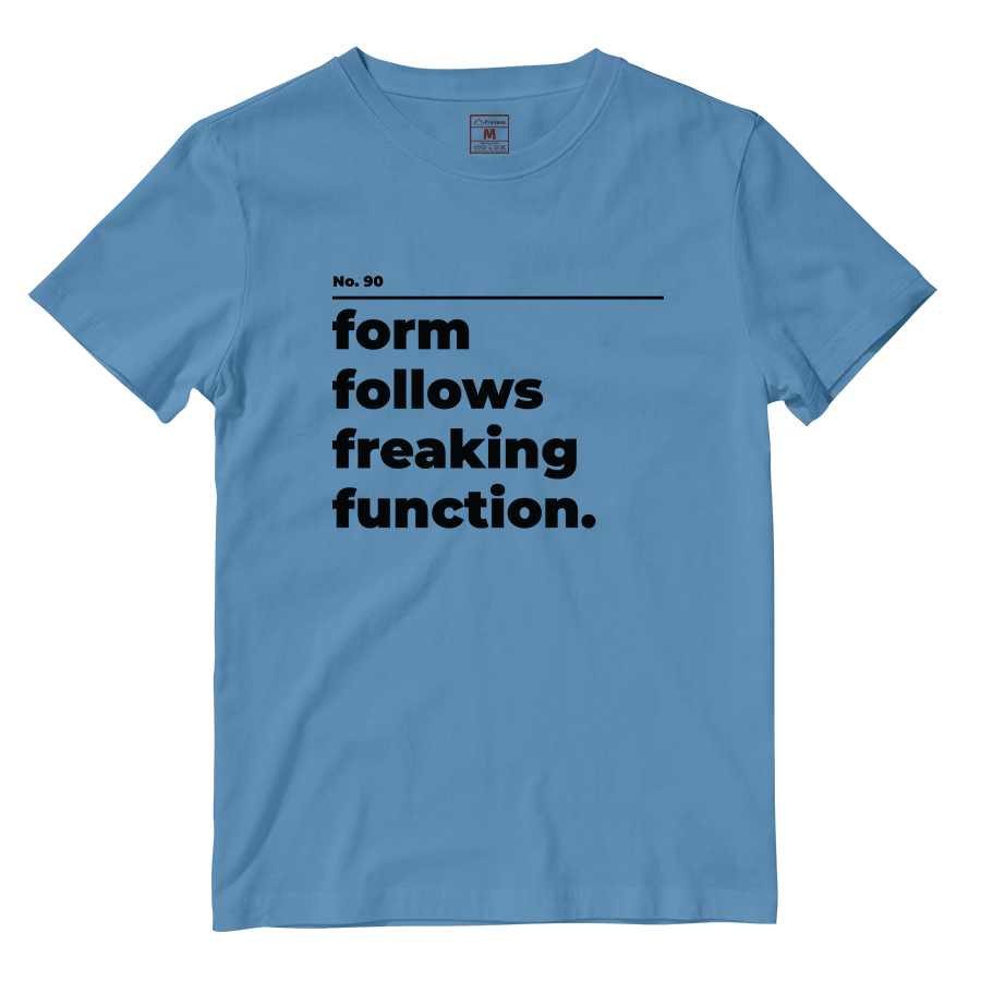 Cotton Shirt: Forms Follows Freaking Function