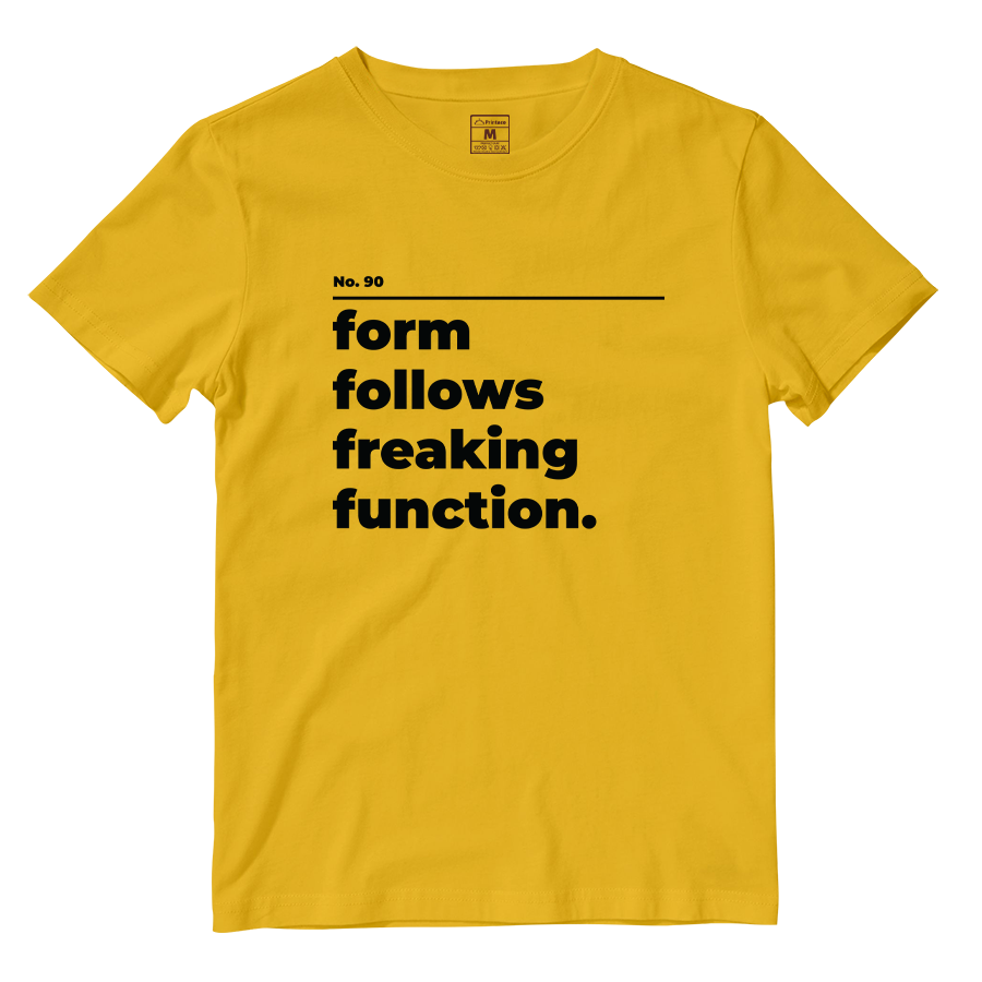 Cotton Shirt: Forms Follows Freaking Function