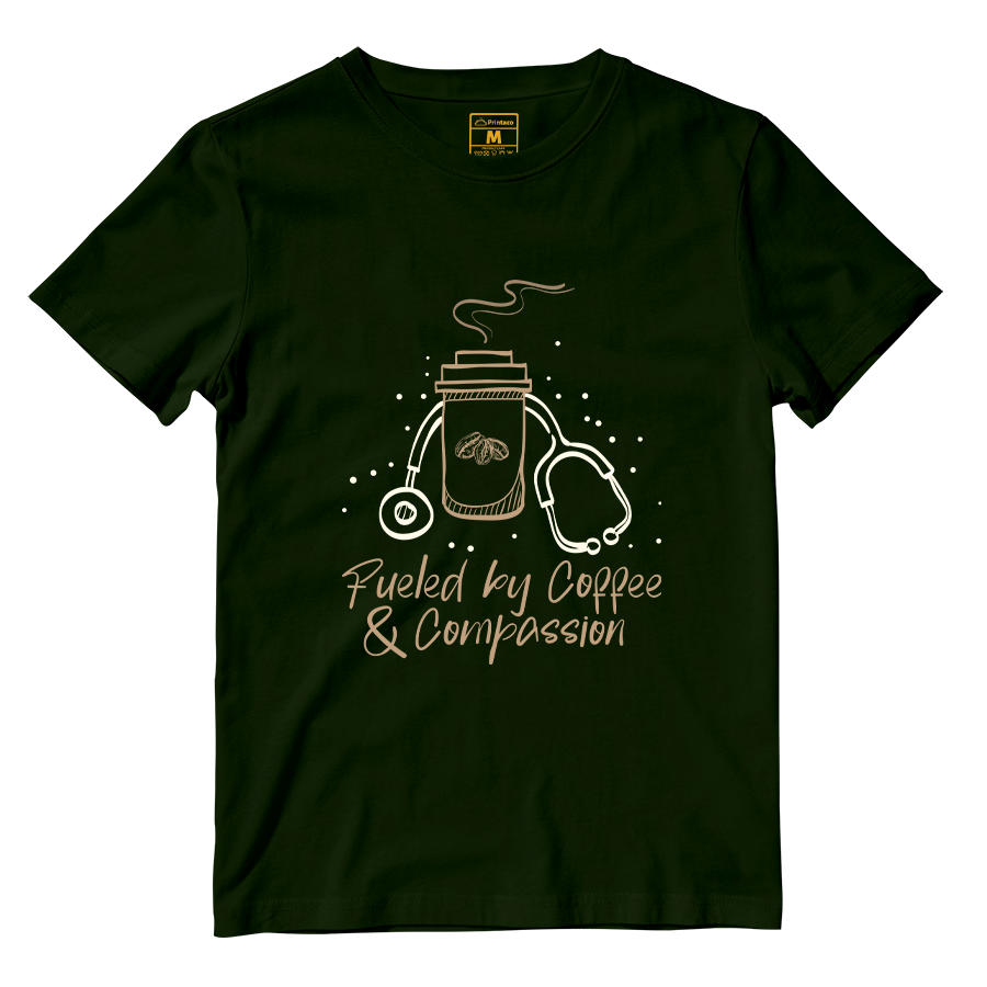 Cotton Shirt: Fueled by Coffee