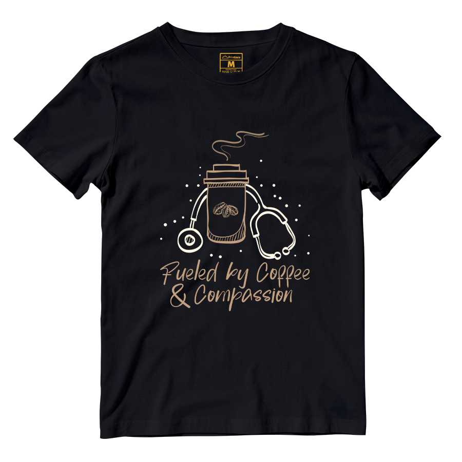 Cotton Shirt: Fueled by Coffee
