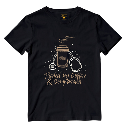 Cotton Shirt: Fueled by Coffee