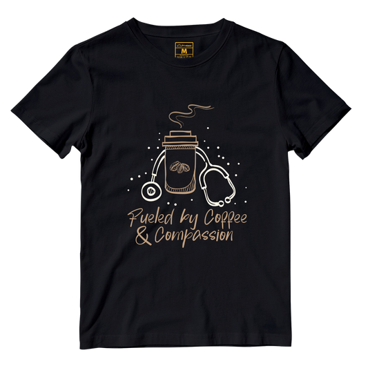 Cotton Shirt: Fueled by Coffee