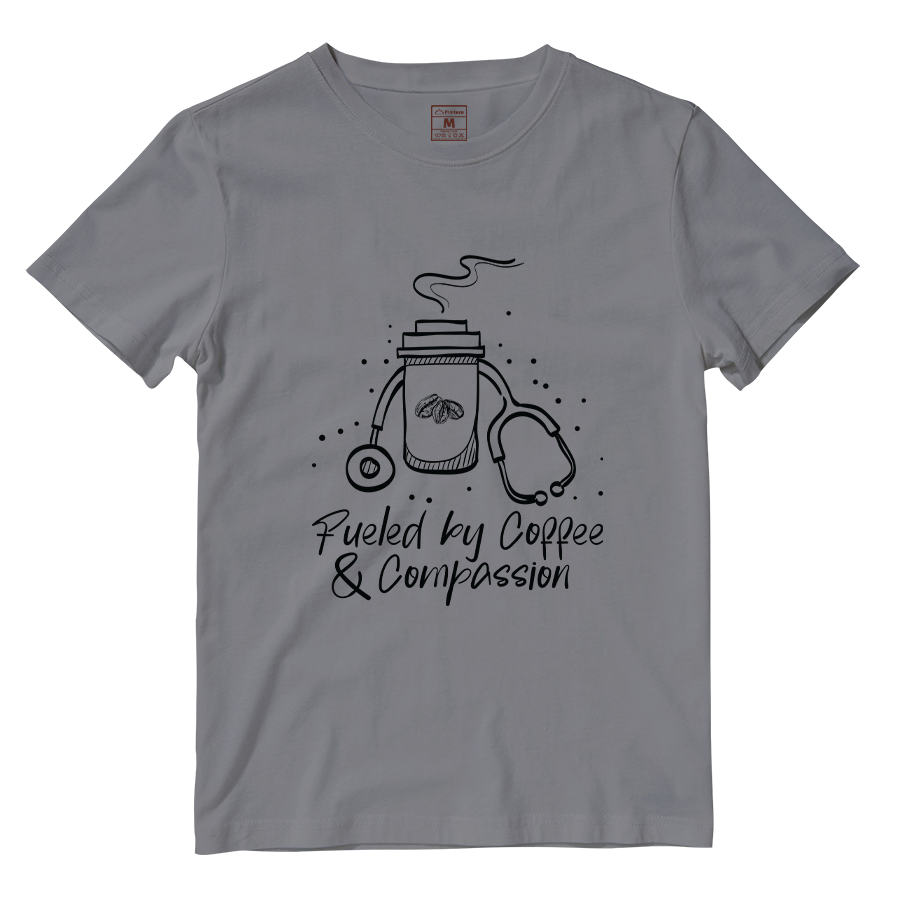 Cotton Shirt: Fueled by Coffee