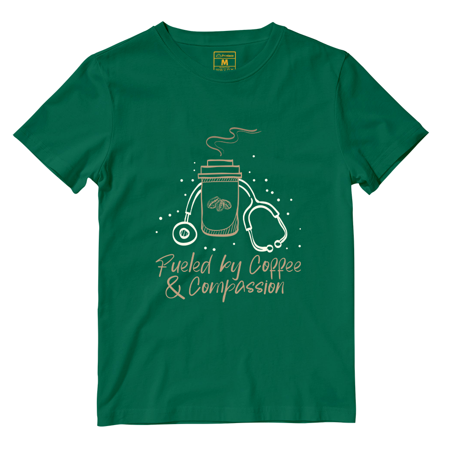 Cotton Shirt: Fueled by Coffee