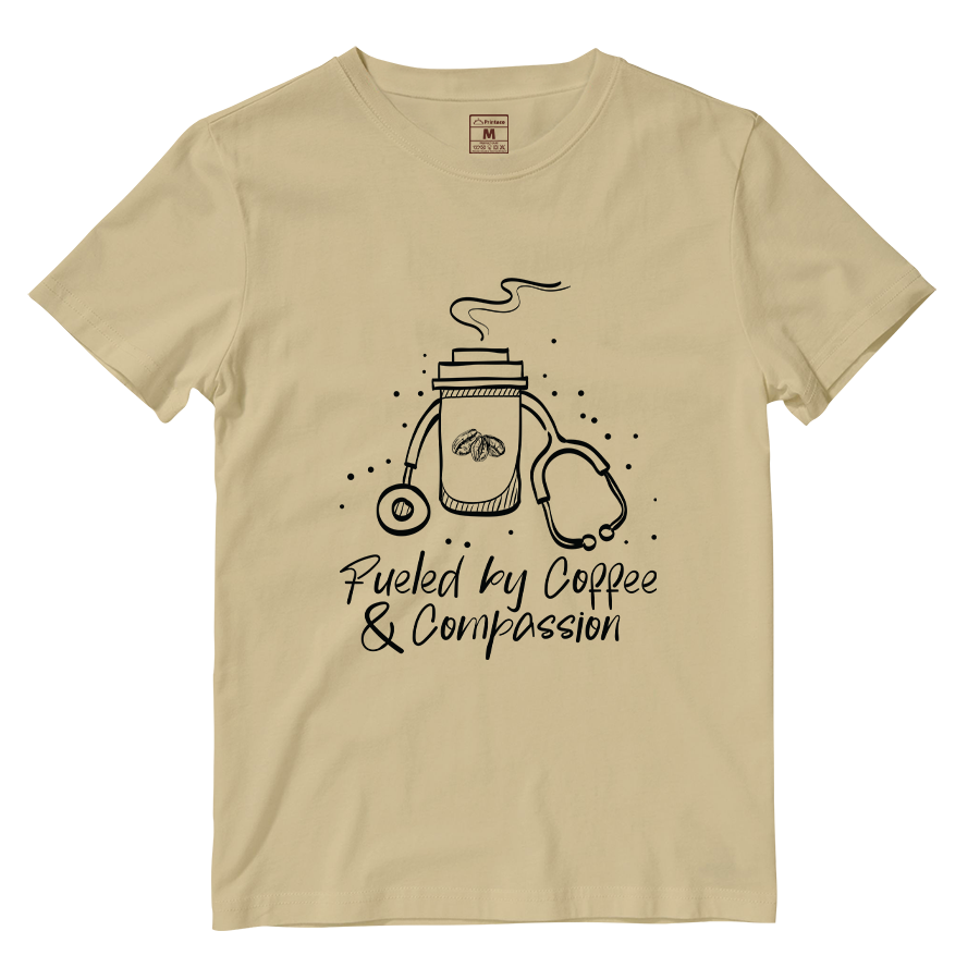 Cotton Shirt: Fueled by Coffee