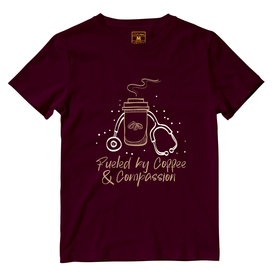 Cotton Shirt: Fueled by Coffee