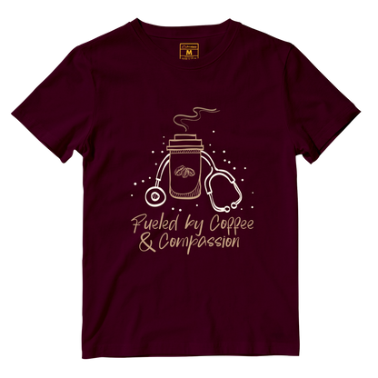 Cotton Shirt: Fueled by Coffee