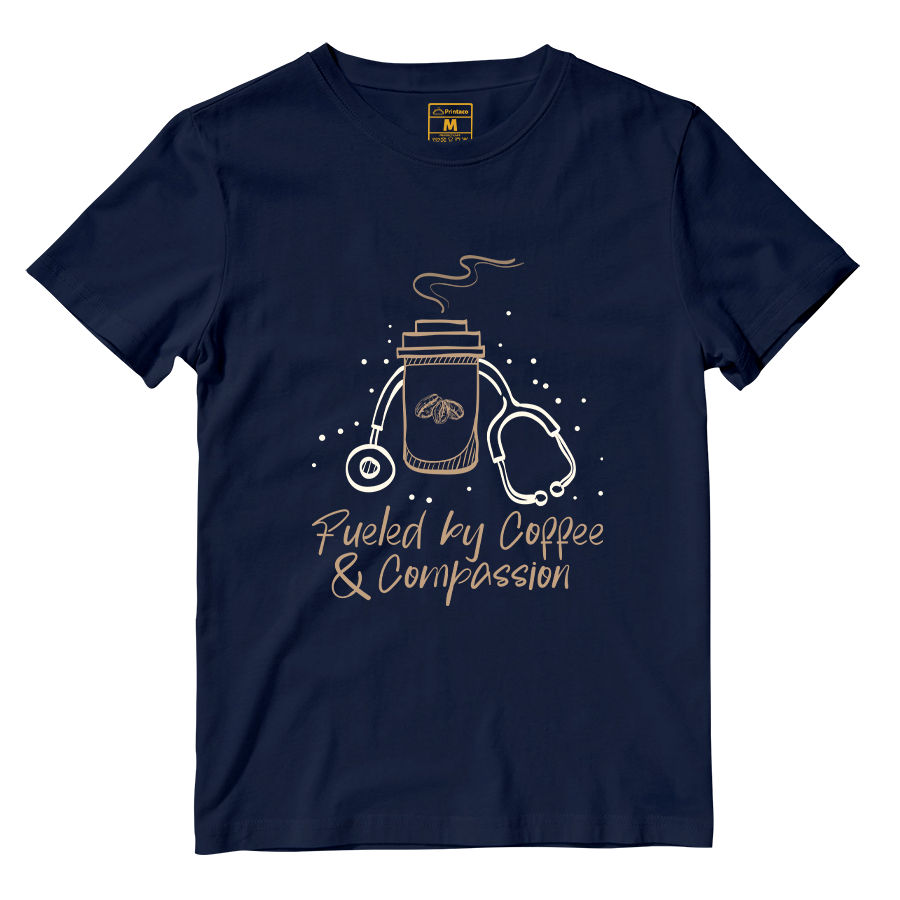 Cotton Shirt: Fueled by Coffee