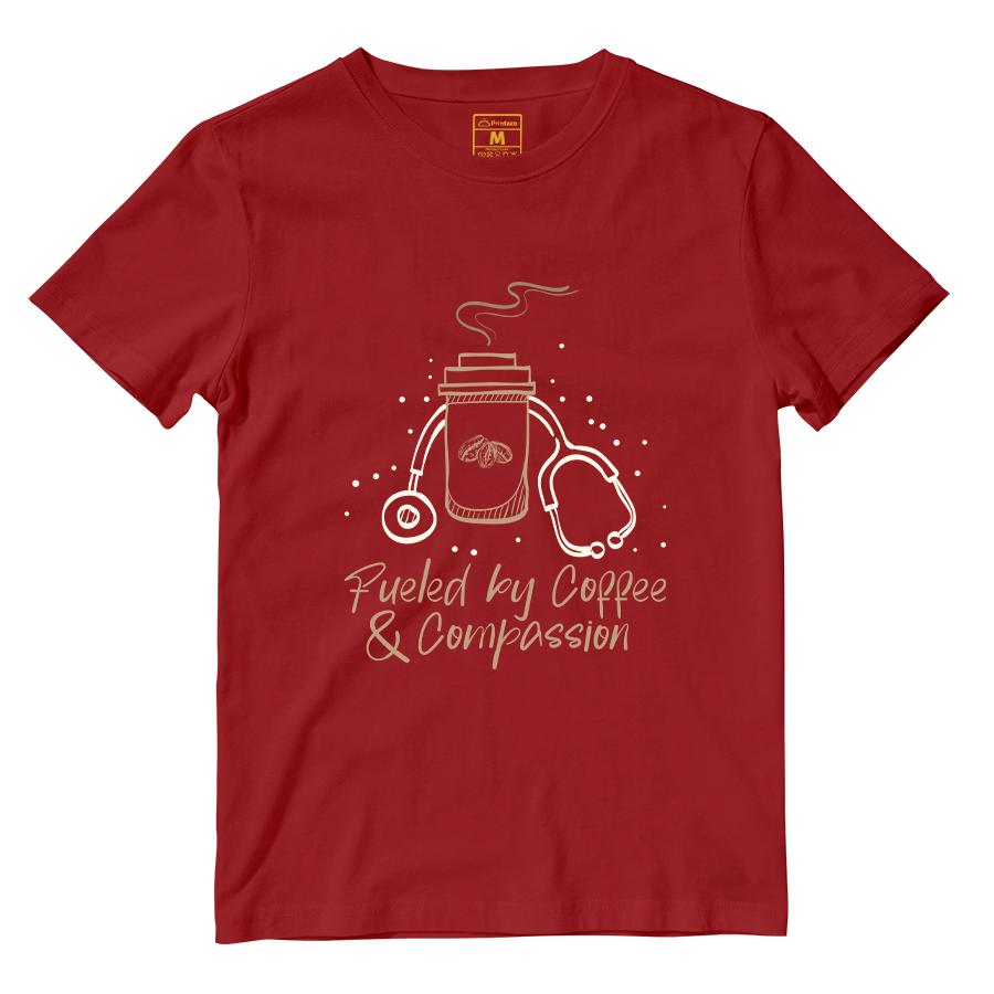 Cotton Shirt: Fueled by Coffee