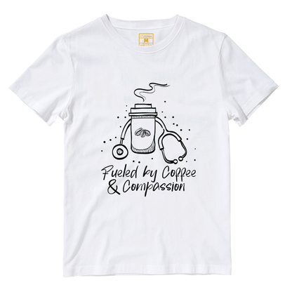Cotton Shirt: Fueled by Coffee