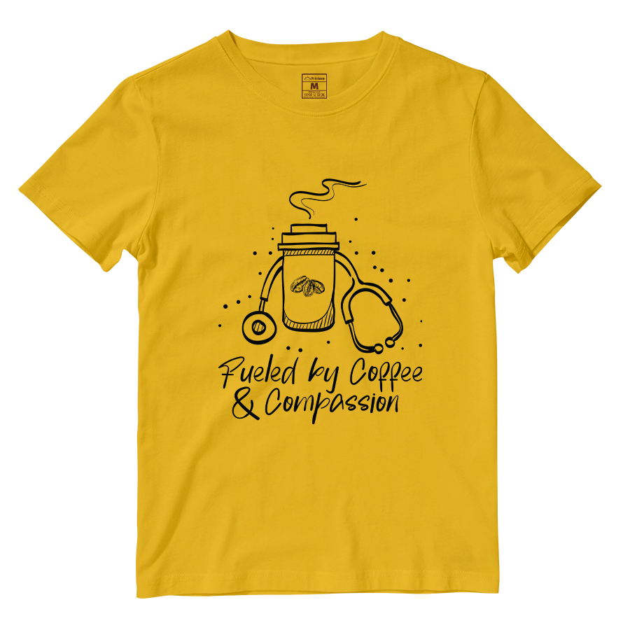 Cotton Shirt: Fueled by Coffee