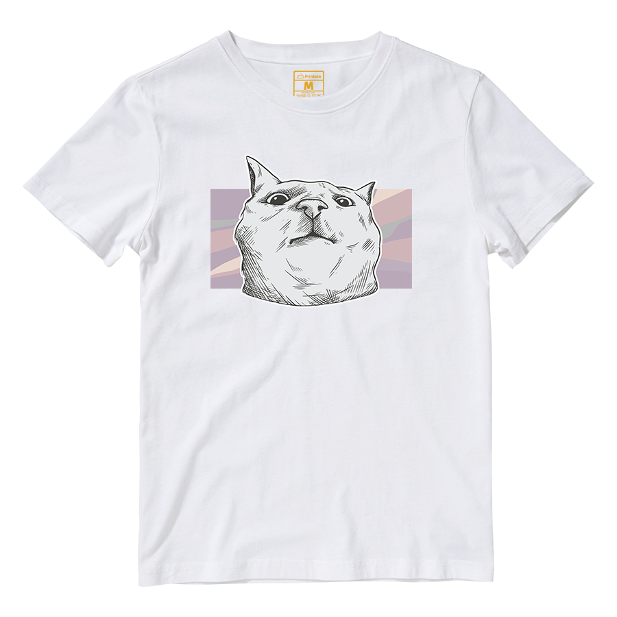 Cotton Shirt: Funny Cat