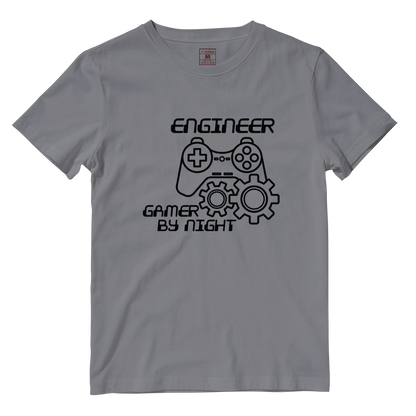 Cotton Shirt: Gamer By Night