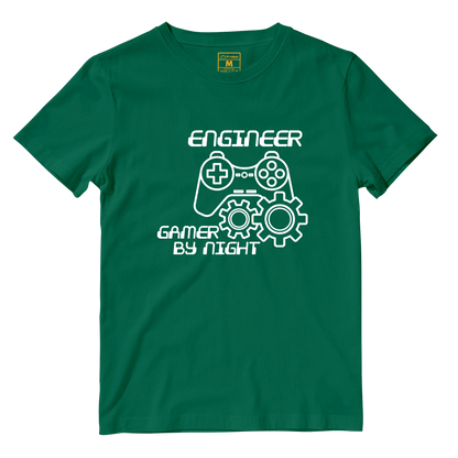 Cotton Shirt: Gamer By Night
