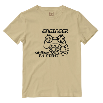 Cotton Shirt: Gamer By Night