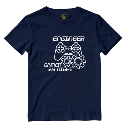 Cotton Shirt: Gamer By Night