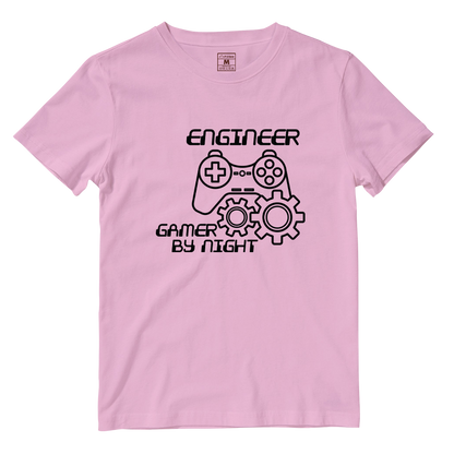 Cotton Shirt: Gamer By Night