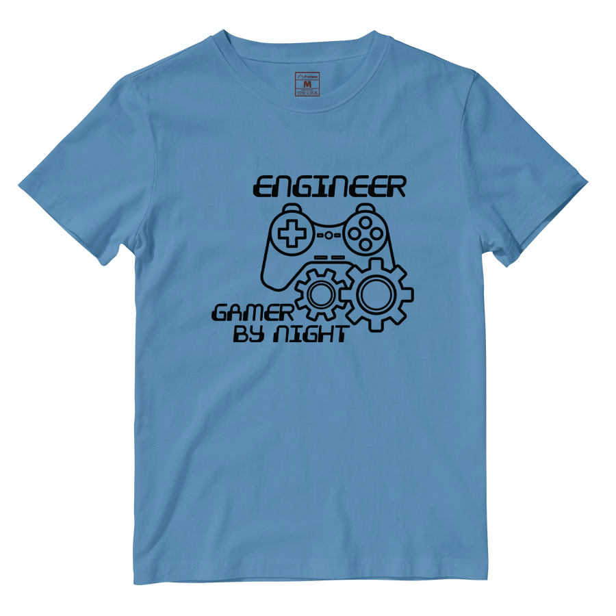 Cotton Shirt: Gamer By Night