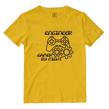Cotton Shirt: Gamer By Night