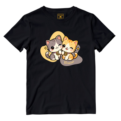 Cotton Shirt: Gemini Cartoon