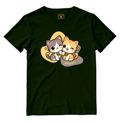 Cotton Shirt: Gemini Cartoon