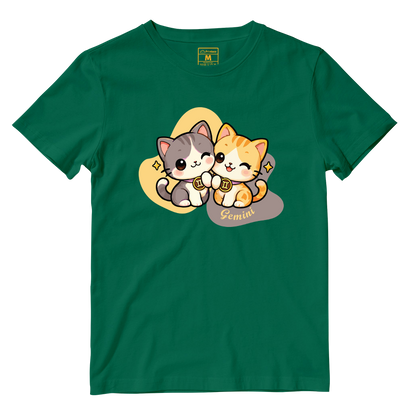 Cotton Shirt: Gemini Cartoon