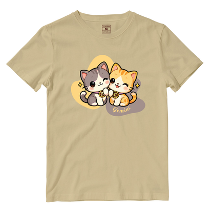 Cotton Shirt: Gemini Cartoon