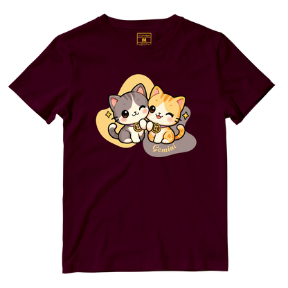 Cotton Shirt: Gemini Cartoon