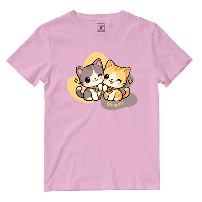Cotton Shirt: Gemini Cartoon