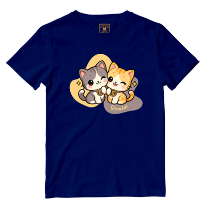 Cotton Shirt: Gemini Cartoon