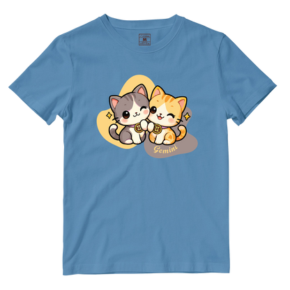 Cotton Shirt: Gemini Cartoon
