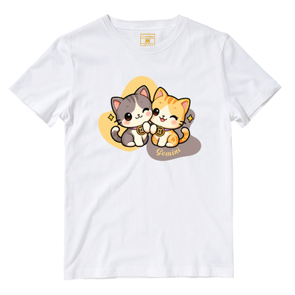 Cotton Shirt: Gemini Cartoon
