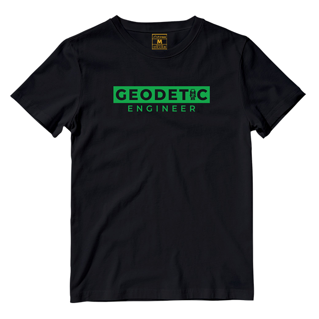 Cotton Shirt: Geodetic Engineer Minimalist