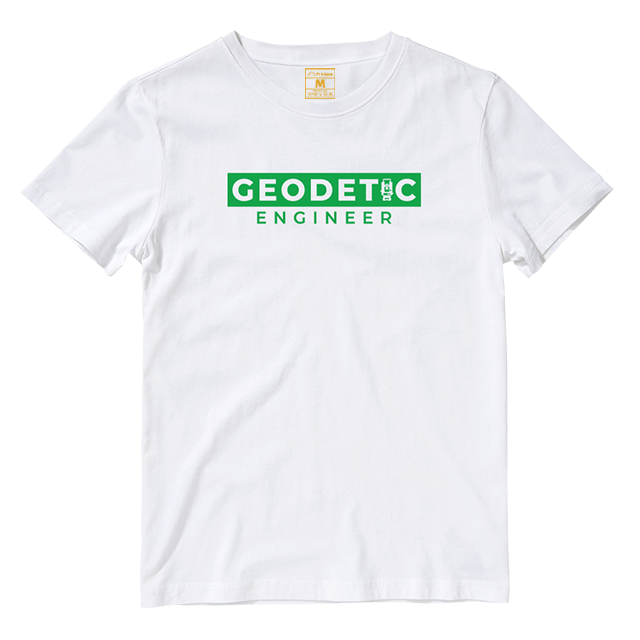 Cotton Shirt: Geodetic Engineer Minimalist