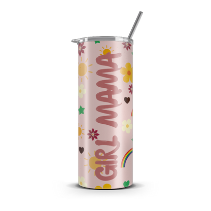 20oz. Slim Tumbler: Girl Mama