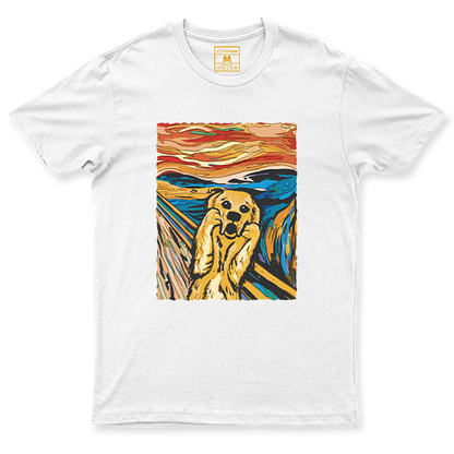 Cotton Shirt: Golden Scream
