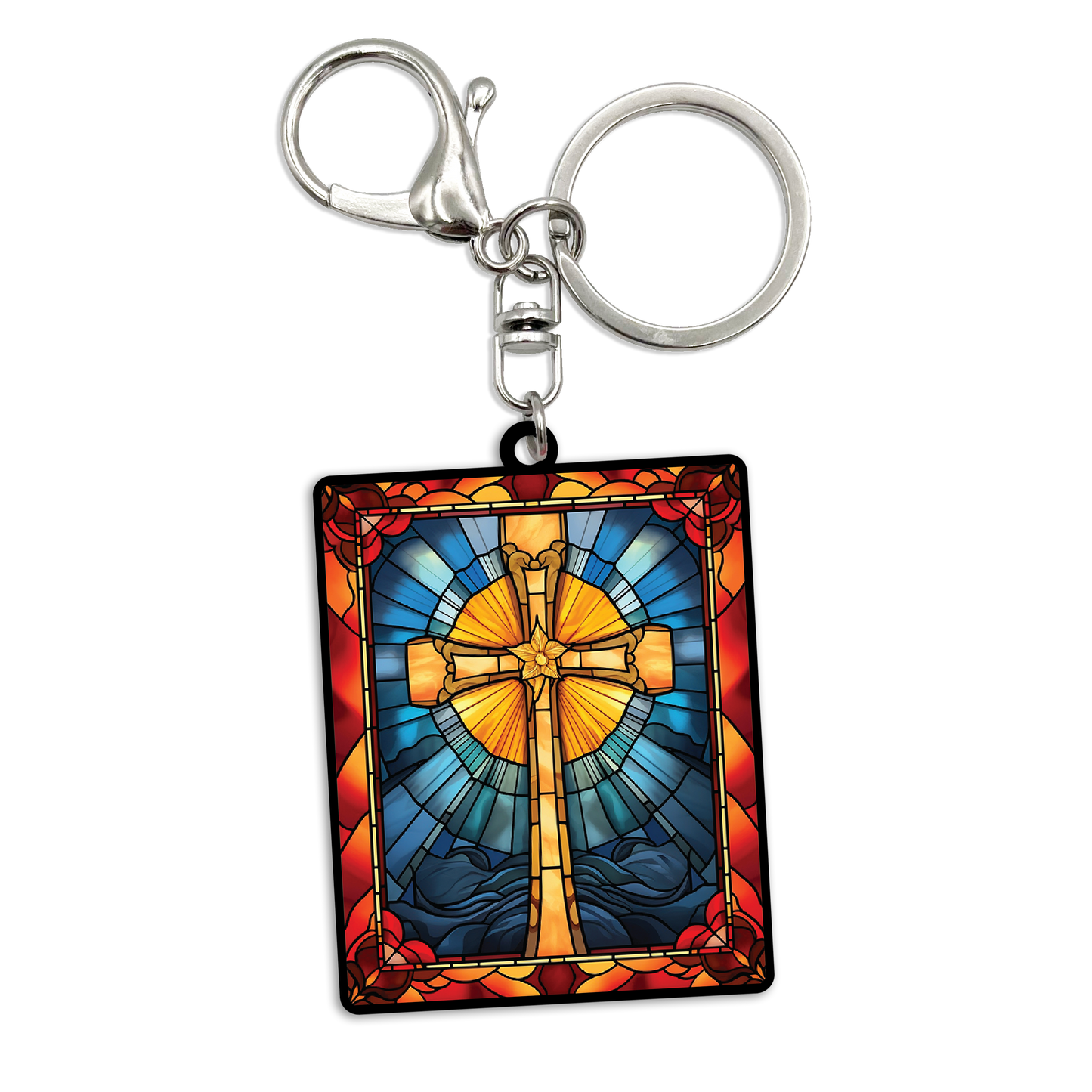 Acrylic Bag Charm: Golden Lustre