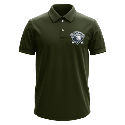 Drifit Polo Shirt: Golf Badge Pocket
