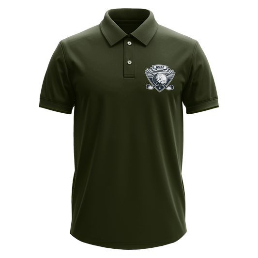 Drifit Polo Shirt: Golf Badge Pocket